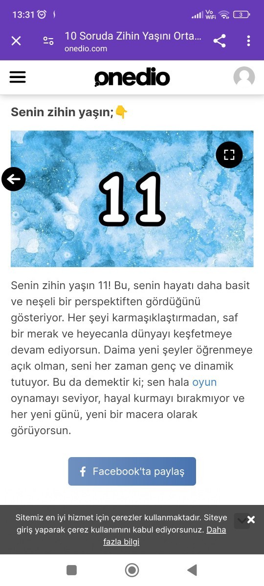 Sizin zihin yaşınız kaç? Kaç hissediyorsunuz?
