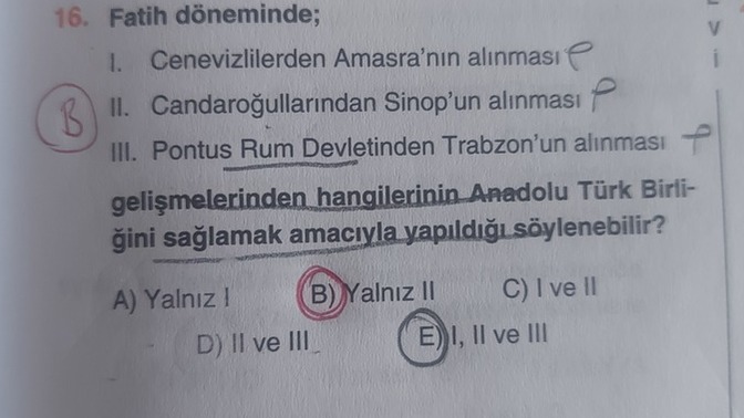 Tarihi iyi olan var mi acaba?