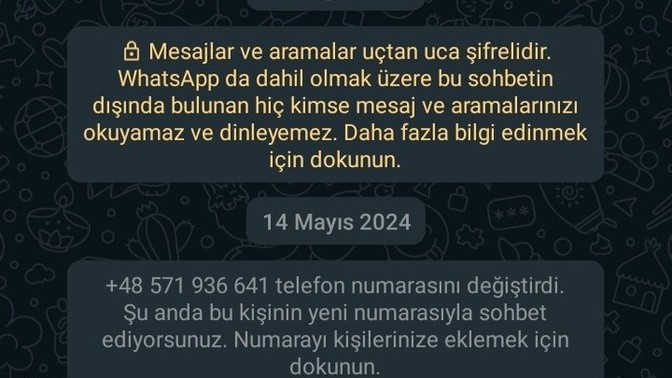 Bu bilgi olmadan numaranı değiştirmek?