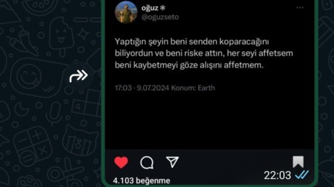 Beni aldatan eski sevgilimin açıklamaları hakkında ne düşünüyorsunuz?