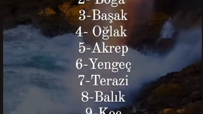 Burcuna güven, sıralamasında kaçıncı siradasiniz?