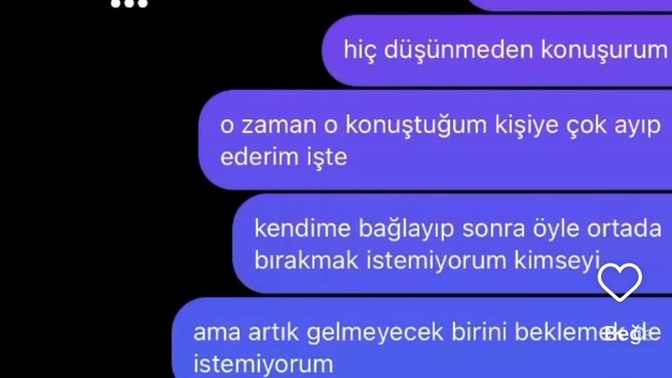 İnstagramda bir reels gördüm aynı beni anlatıyor?