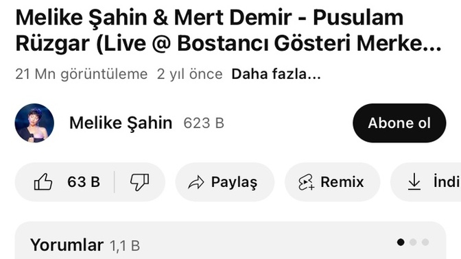 Dinlediğiniz en son şarkıyı paylaşabilir misiniz?