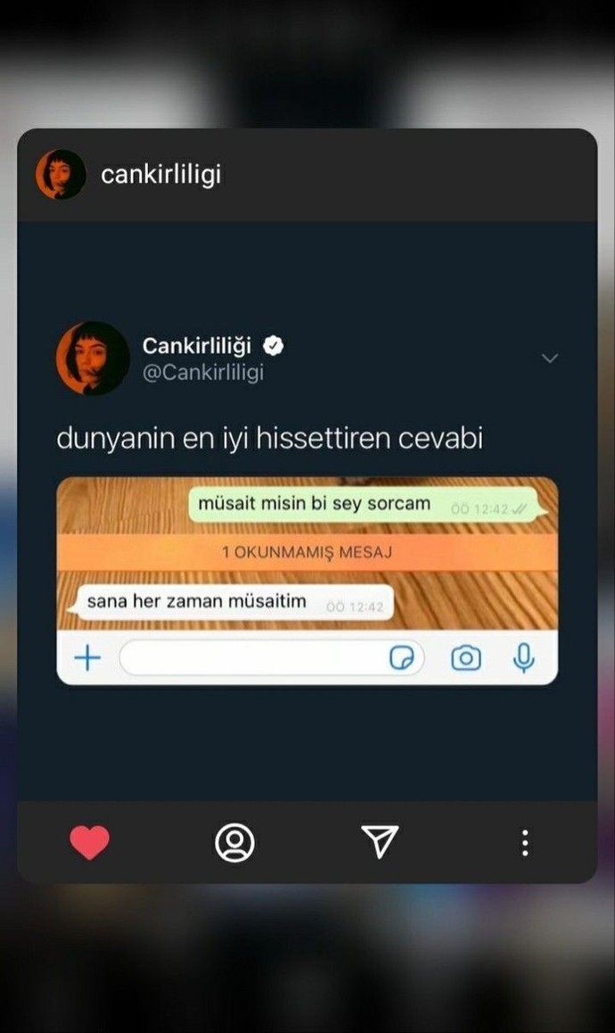 Size hep müsait olan biri var mı?