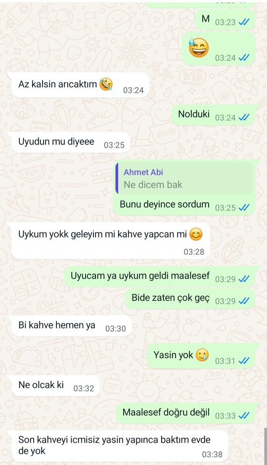 Sevgilim nobetteyken ortak arkadaşımızın bana böyle yazması ne kadar doğru?