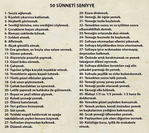 Kaç tanesini biliyorsun?