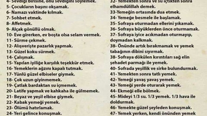 Kaç tanesini biliyorsun?
