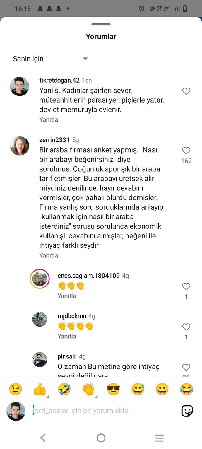 Kadınlar Şairleri Sever, Müteahhitlerle Evlenir sözü gerçek midir?