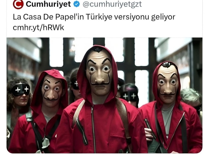 İzleyen olacak mı? 🤗merkez bankasına bi gidiyorlar La Casa Da Para Yok 🤭🤭?
