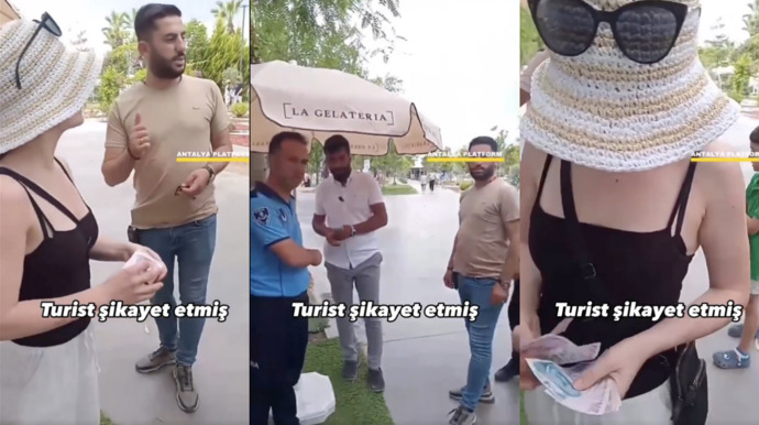 Antalyada bir turist, bir nar suyu için 1200 TL alan esnaftan şikayetçi oldu. Turistik bölgelerdeki esnafın tutumu sizce nasıl?