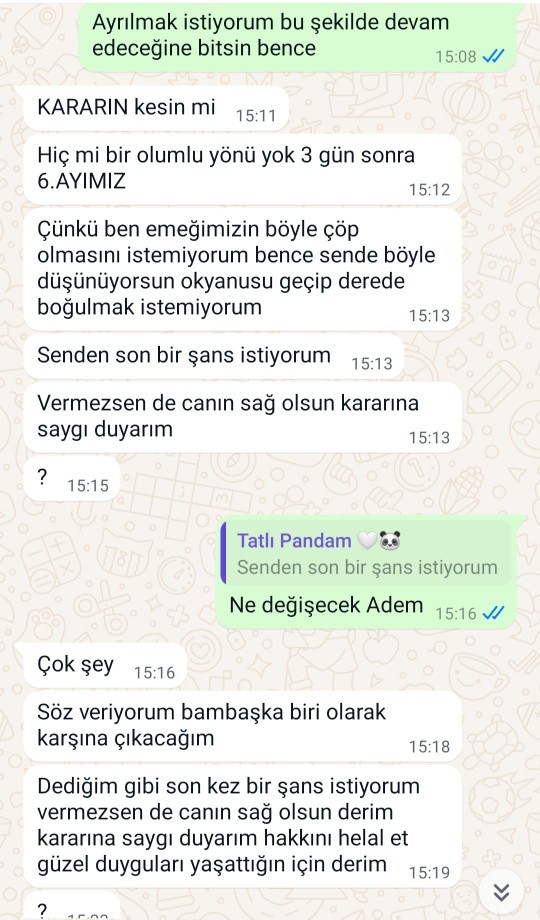 Arkadaşlar 5 aylık ilişkimiz sizce ayrılmalı mıyım ilk ayrılık?