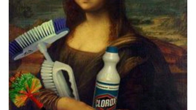 Mona Lisa evinize temizliğe gelseydi ne yapardınız?