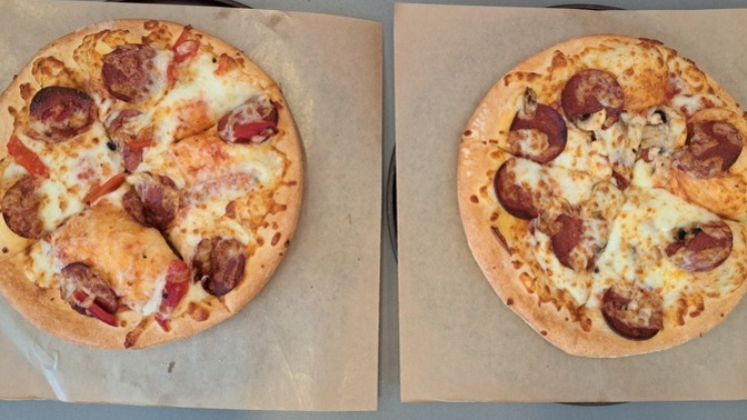 Sizce bu pizzalardan hangisi benimdir?