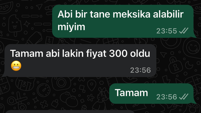 Hamburgeri kaça yiyorsunuz?