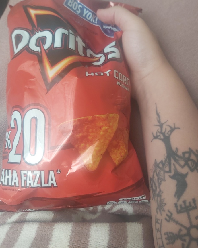 Çok sevdiğiniz bir cips var mı?