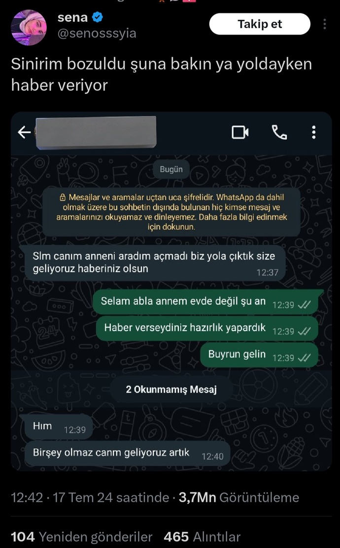 Yoldayken haber veren davetsiz misafiri kabul eder misiniz?