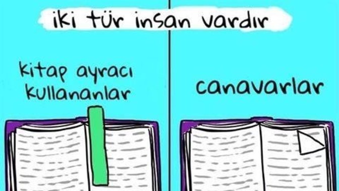 Kitap ayracı kullanıyor musunuz?