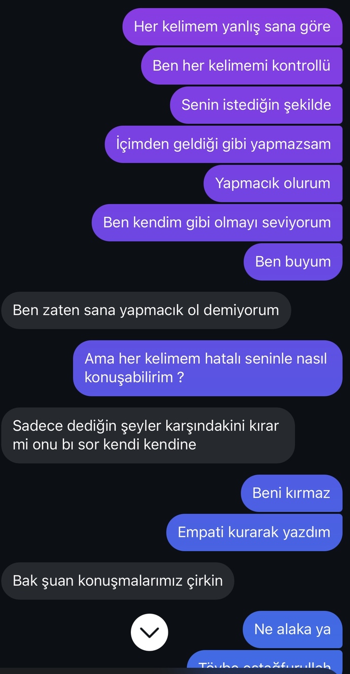 Biriyle flört ediyordum?