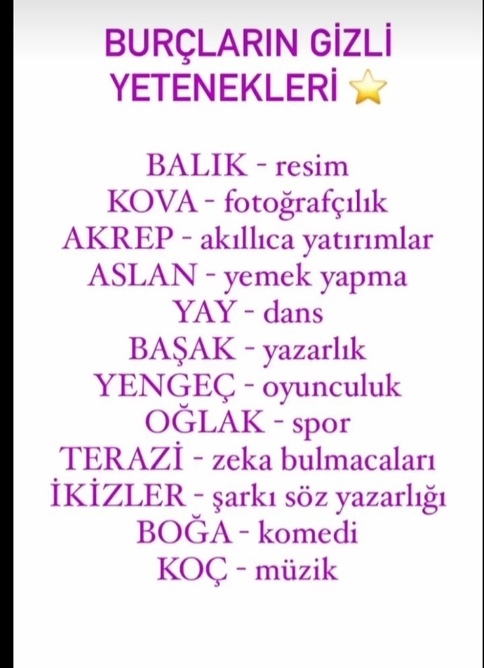 Gizli yetenekleriniz var mı?