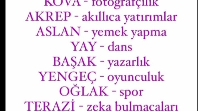 Gizli yetenekleriniz var mı?