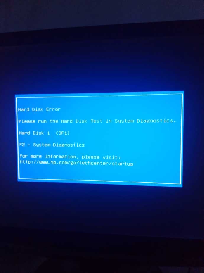 Pcm açılmıyor hard disk error veriyo?