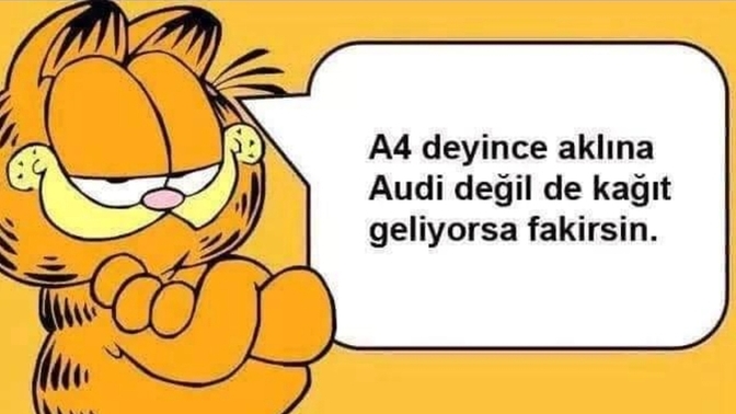 A4 deyince aklınıza ne geliyor?