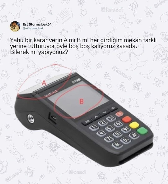 Siz markete gidince kartı hangi kısma okutuyorsunuz?