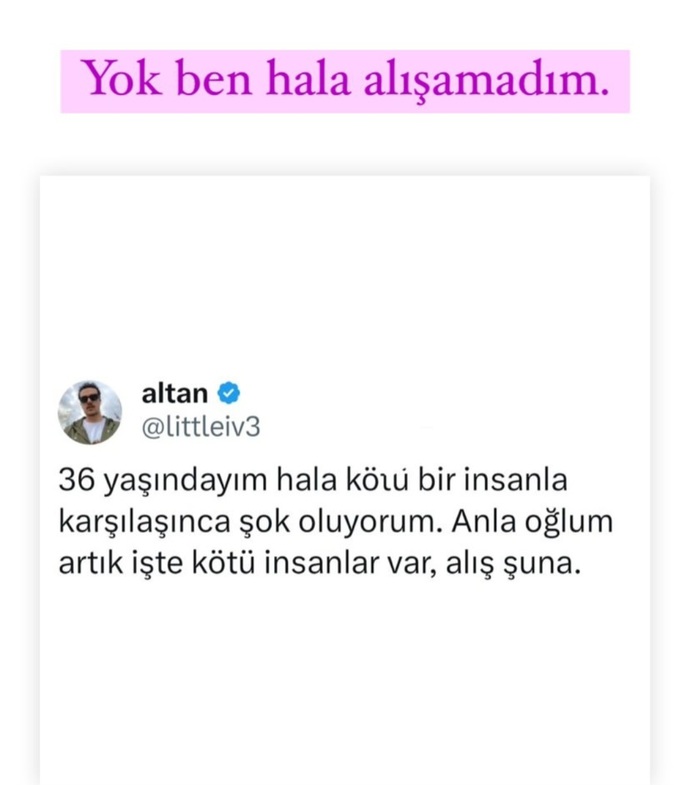 Kötü insanların varlığına alıştınız mı?