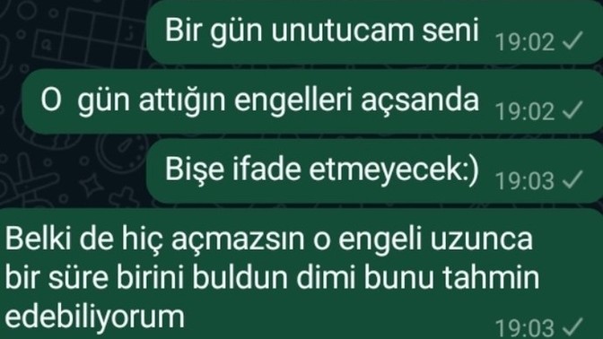 O engelin kalkmayacağını bile bile bir umut belki engeli açmıştır diyerek saat başı arayacak kadar sevdin mi hiç?