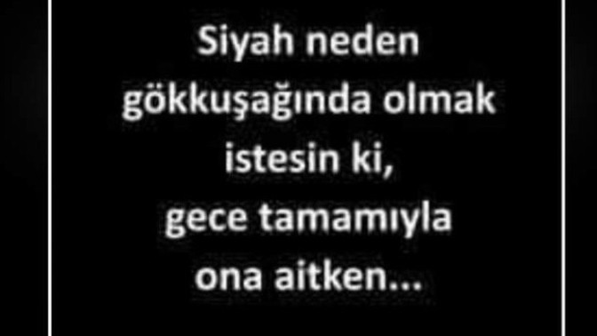 Geceye dair bir söz bırak desem?
