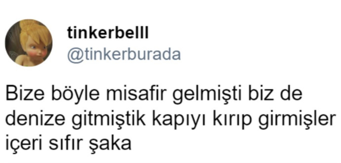 Habersiz gelen misafire tepkiniz ne oluyor?