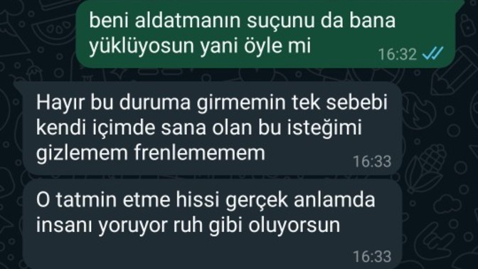 Sevgilim beni aldatmasının sebebini benimle yaşadığı çok fazla cinsellik olduğunu söylüyor. Bu size mantıklı geliyor mu?