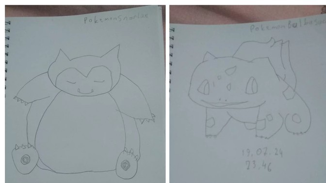 Pokemon çizimlerim?