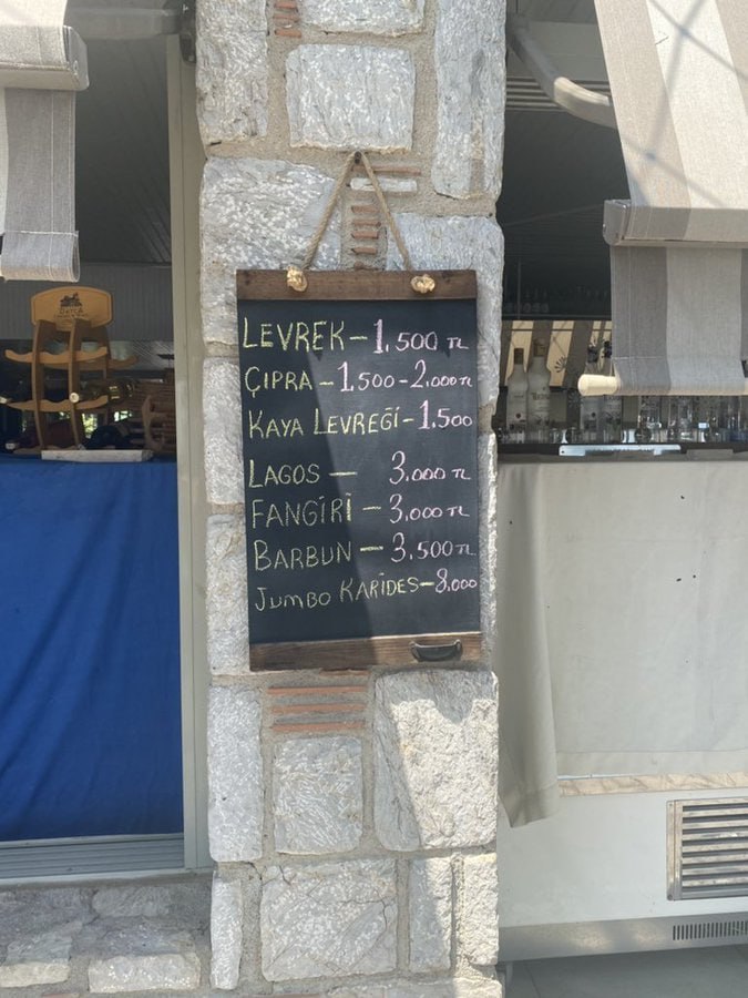 Restoranda balık yemek için bu kadar para verir misiniz?