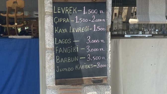 Restoranda balık yemek için bu kadar para verir misiniz?