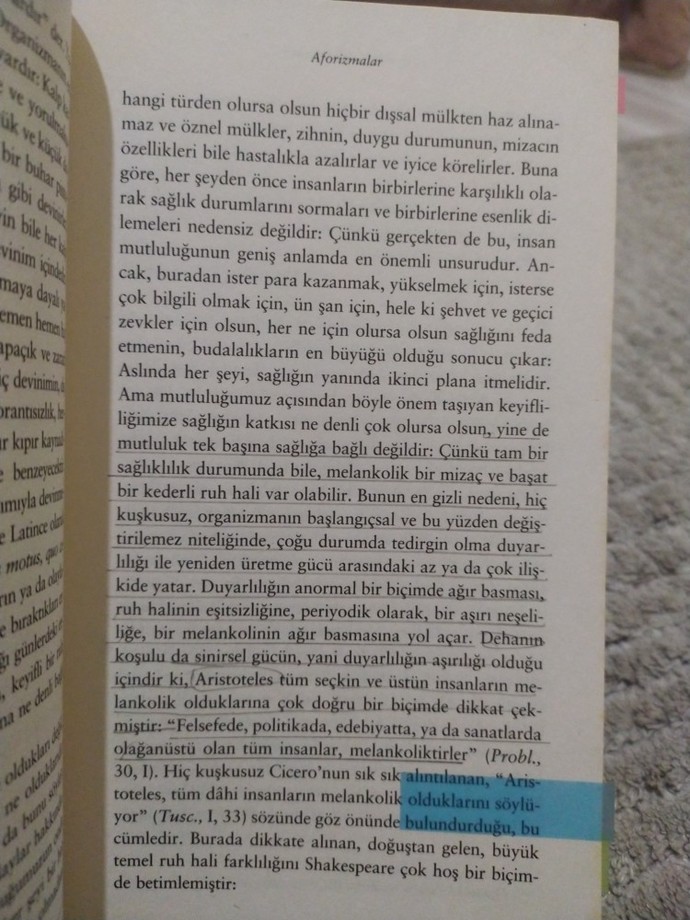 Okuduğunuz kitaptan hoşunuza giden bir kısım bırakır mısınız?