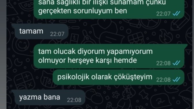 Arkadaşlar neden ben kimseye güvenemiyorum ilişkimi başlamadan bitiriyorum?