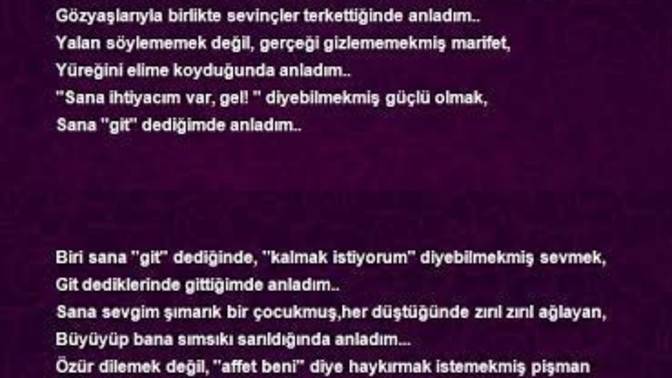 Sevdiğin şiirden vurucu cümle bırakır mısın?