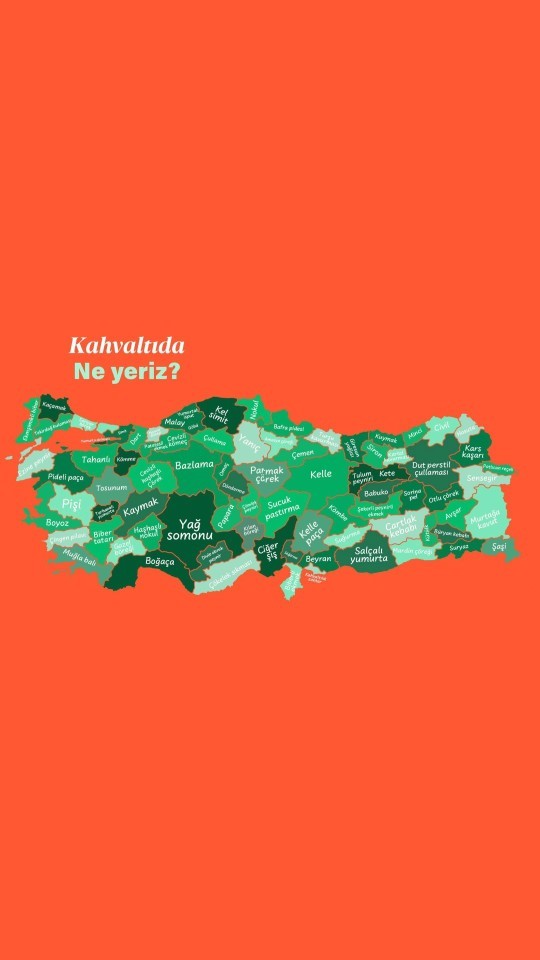 Sizin memleketiniz de sabah kahvaltısının yöresel tercihi ne?