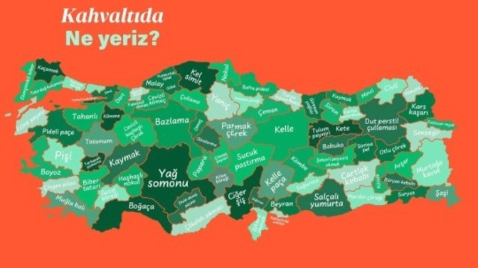 Sizin memleketiniz de sabah kahvaltısının yöresel tercihi ne?