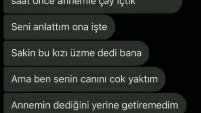 Hangi mesaja elin kanda olsa bile gidersin?