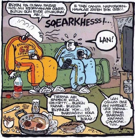 Pazar günleri iyice sıkmadı mı ya?