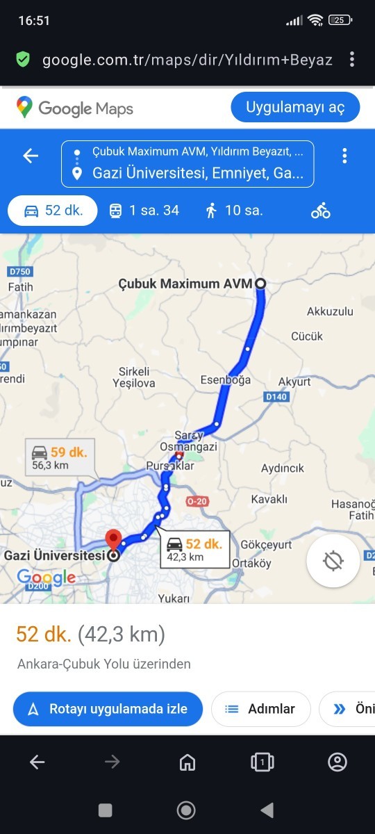2 yıllık üniversite için bu yol çekilirmi?
