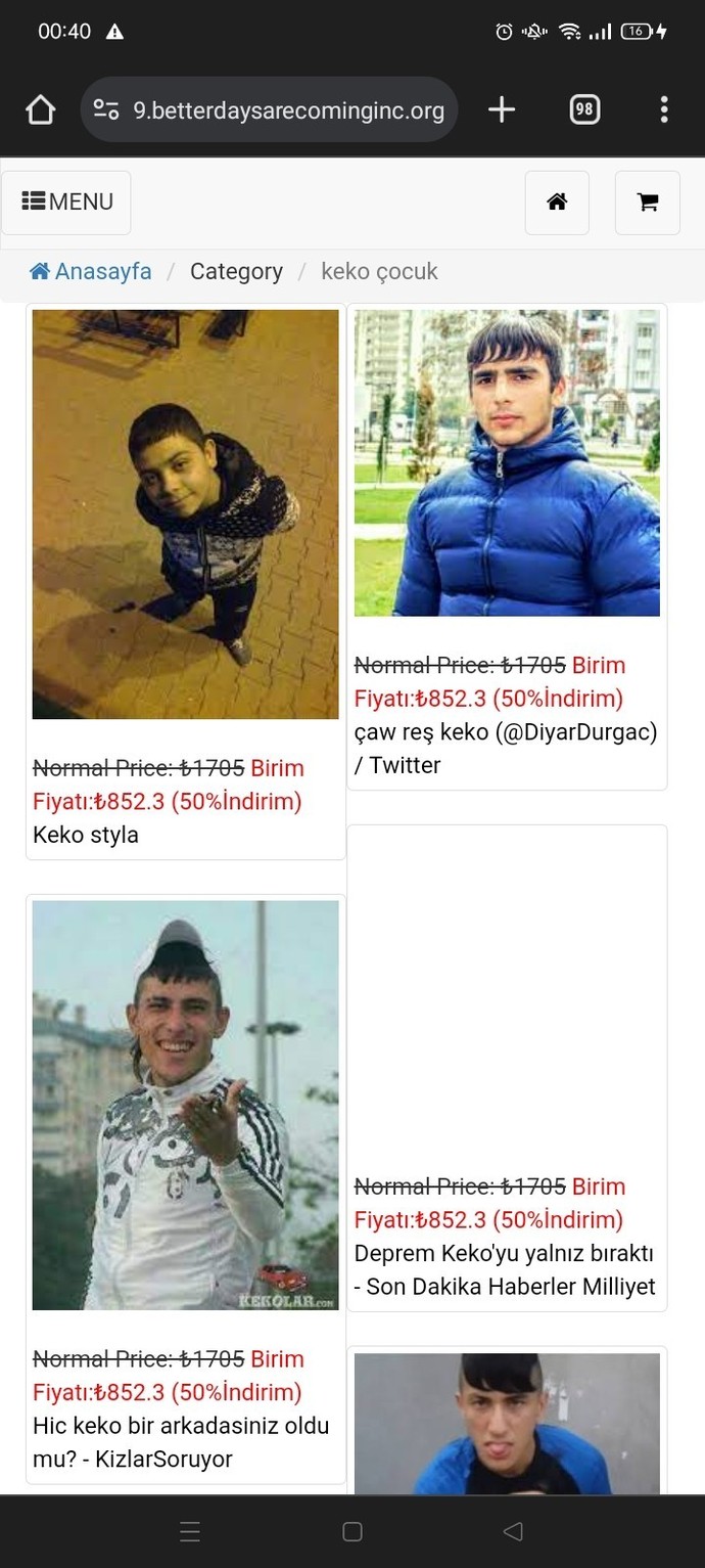 İnternetten keko satın almak ister misiniz?