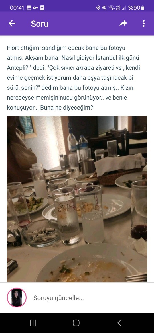 Ne cevap vereyim?