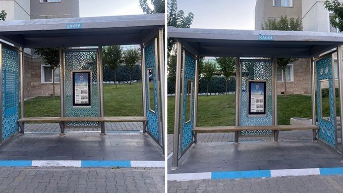 Adıyamanda Menzil cemaatinin köyünde otobüs durakları kadın-erkek şeklinde ayrıldı. Sizce bu uygulama doğru mu?