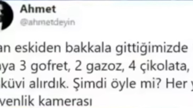 Küçükken hiç bir şeyler çaldınız mı?