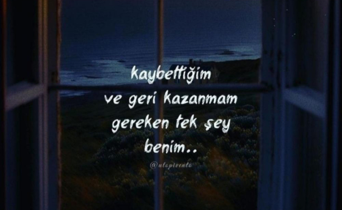 Kaybettiğiniz ve geri kazanmaya çalıştığınız bir şey var mı?