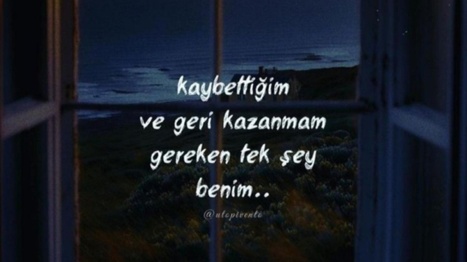 Kaybettiğiniz ve geri kazanmaya çalıştığınız bir şey var mı?