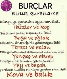 Burçlar birlik kurarsa?
